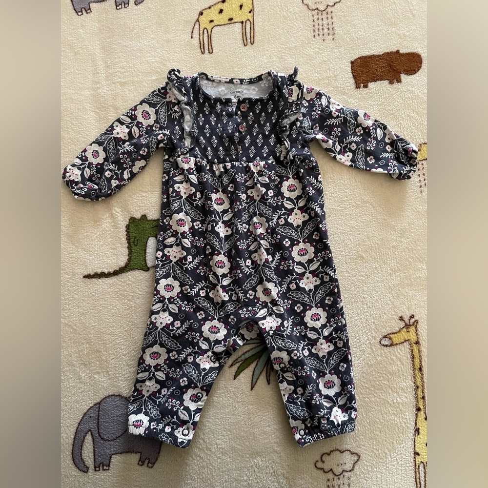 Carters printed romper